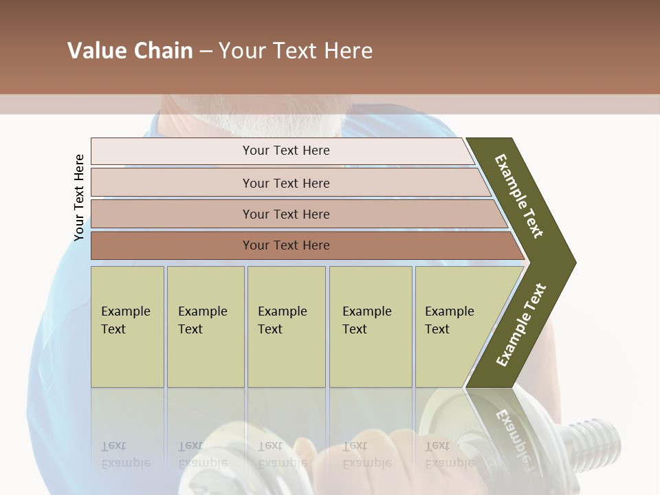 Stretch Vertical Man PowerPoint Template