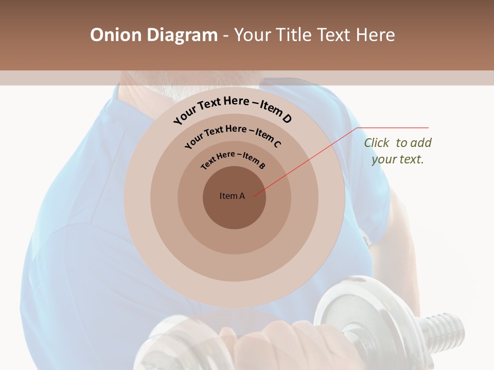 Stretch Vertical Man PowerPoint Template