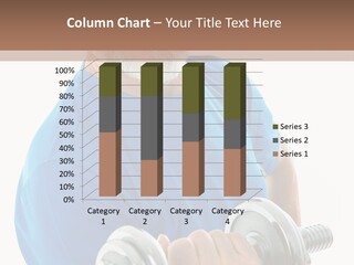 Stretch Vertical Man PowerPoint Template