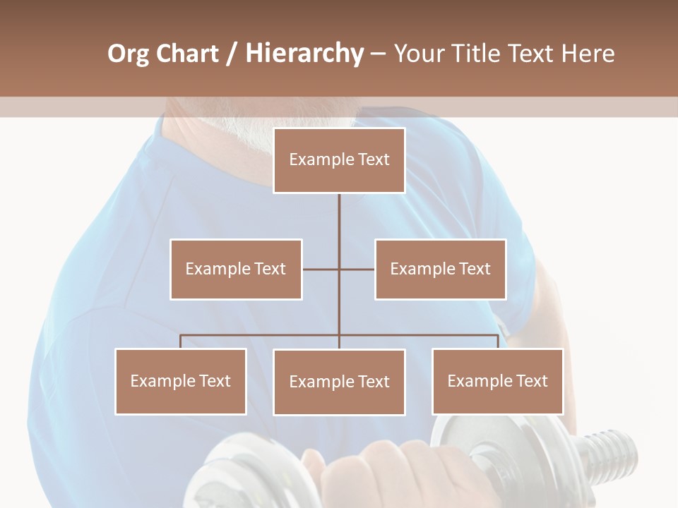 Stretch Vertical Man PowerPoint Template