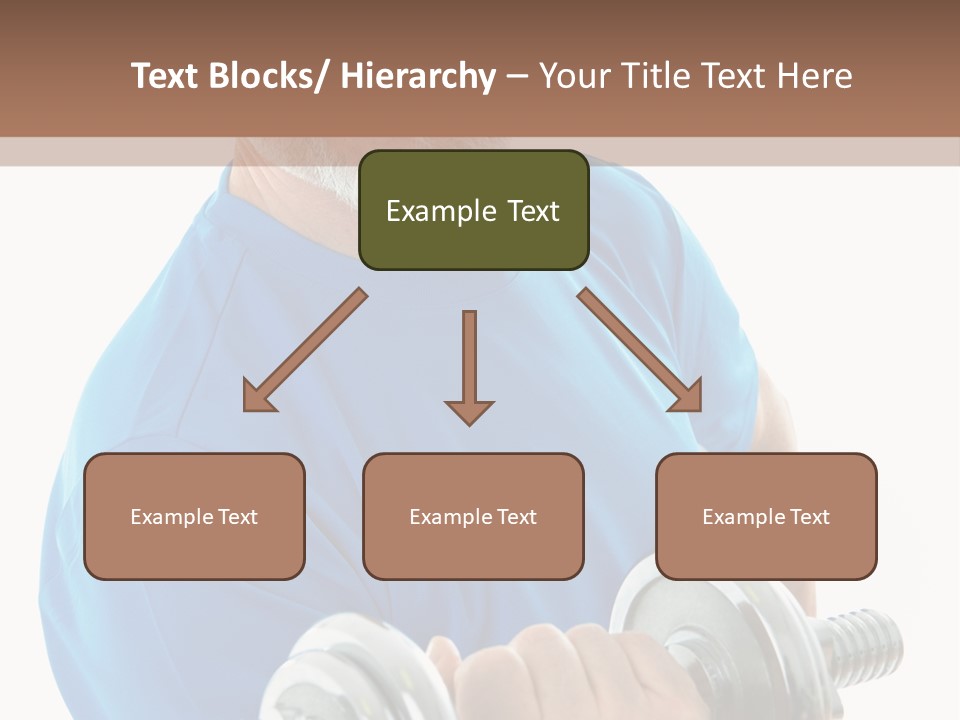 Stretch Vertical Man PowerPoint Template