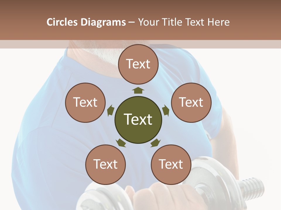 Stretch Vertical Man PowerPoint Template