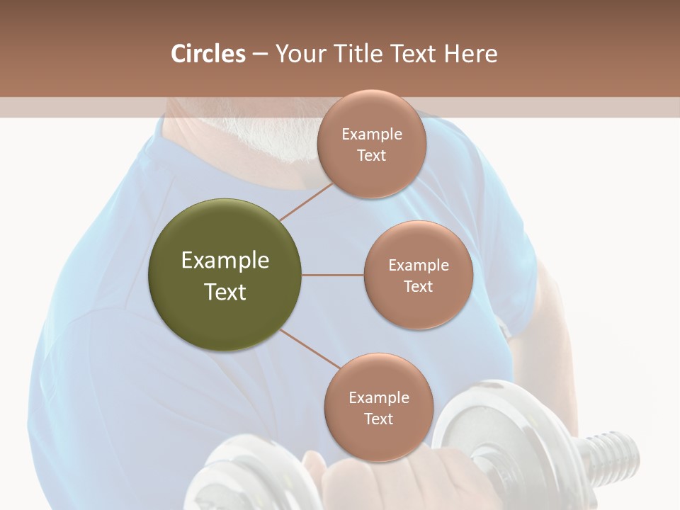 Stretch Vertical Man PowerPoint Template