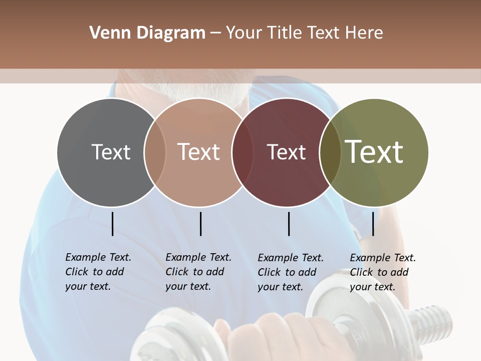 Stretch Vertical Man PowerPoint Template