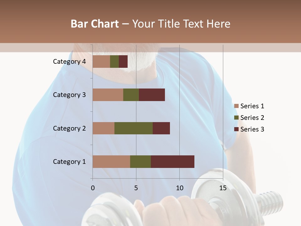Stretch Vertical Man PowerPoint Template