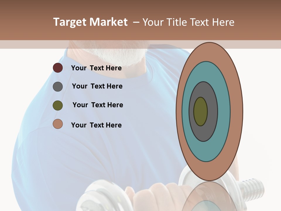 Stretch Vertical Man PowerPoint Template