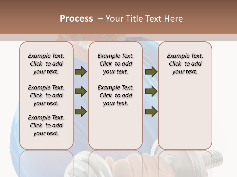Stretch Vertical Man PowerPoint Template