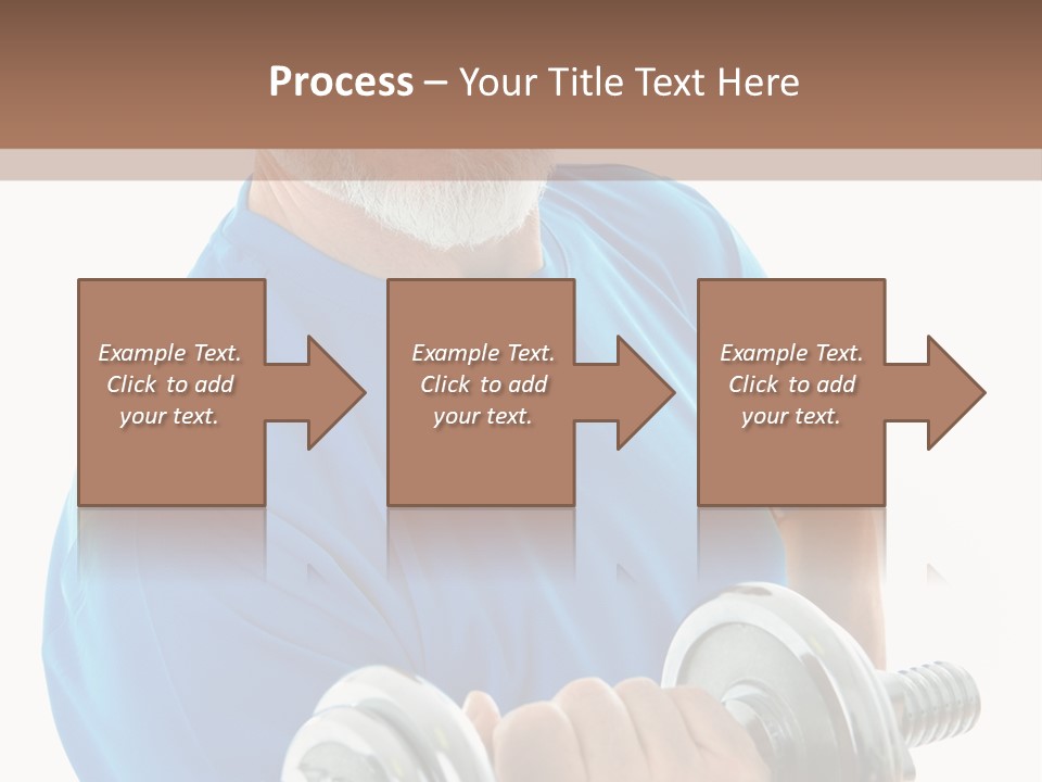 Stretch Vertical Man PowerPoint Template