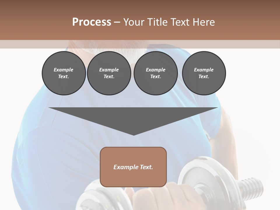 Stretch Vertical Man PowerPoint Template