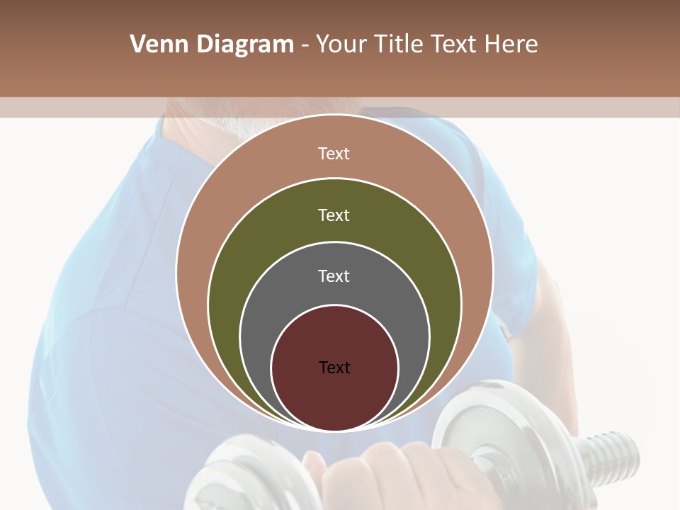 Stretch Vertical Man PowerPoint Template