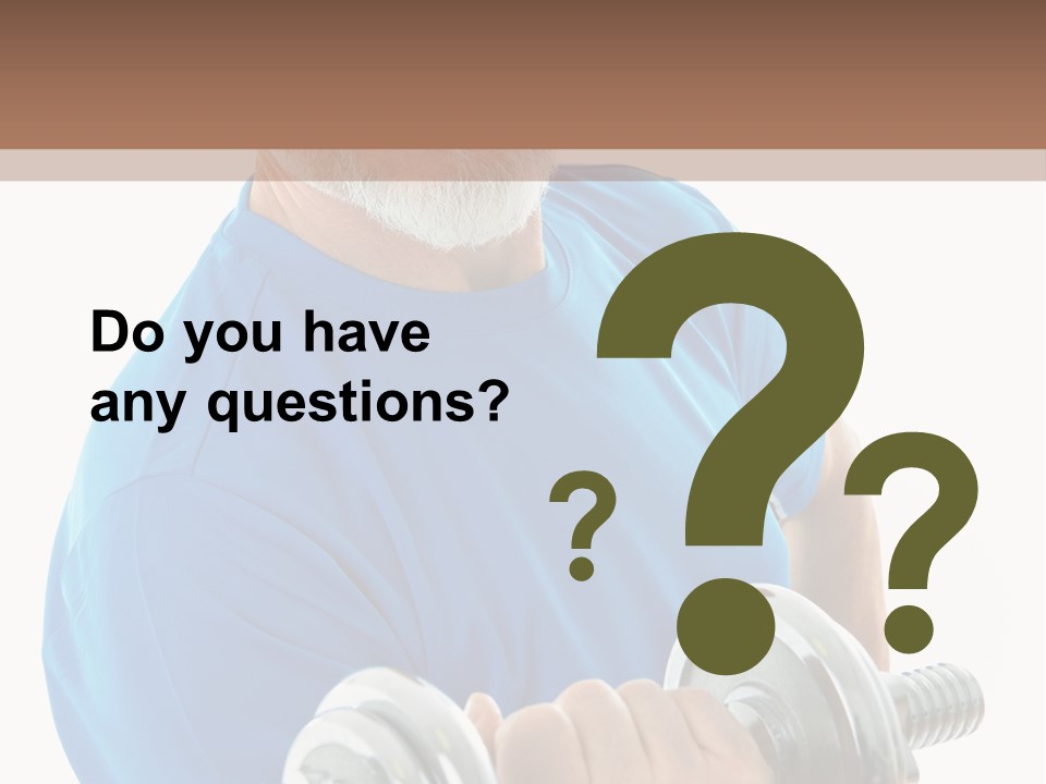 Stretch Vertical Man PowerPoint Template