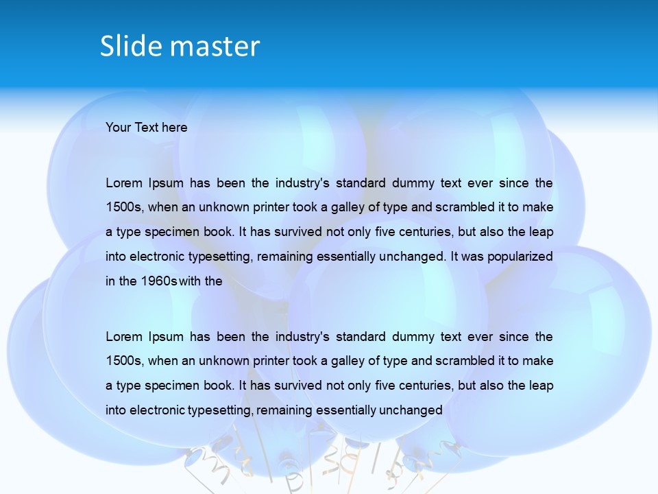 Symbol Marketing Gift PowerPoint Template