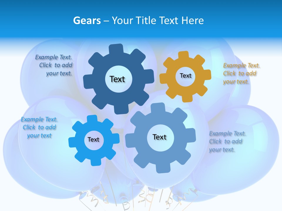 Symbol Marketing Gift PowerPoint Template