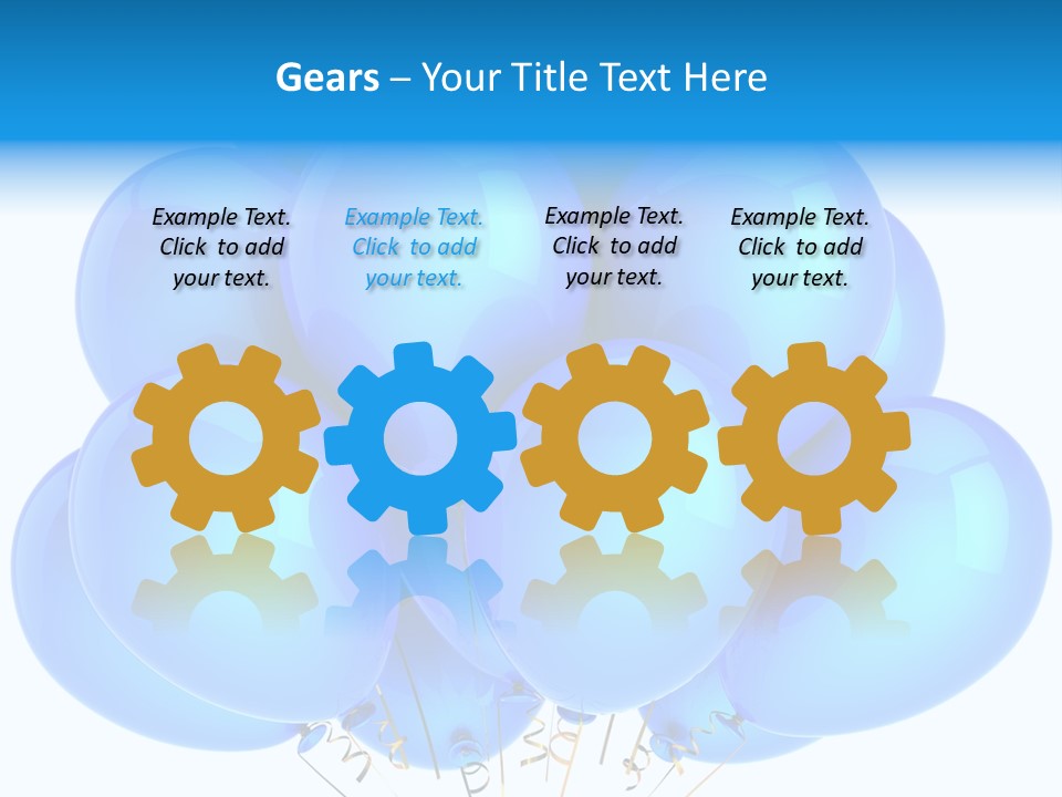 Symbol Marketing Gift PowerPoint Template