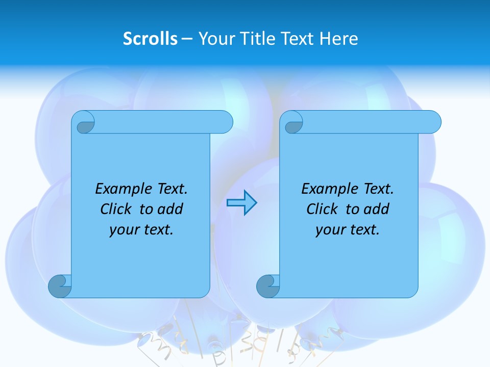 Symbol Marketing Gift PowerPoint Template