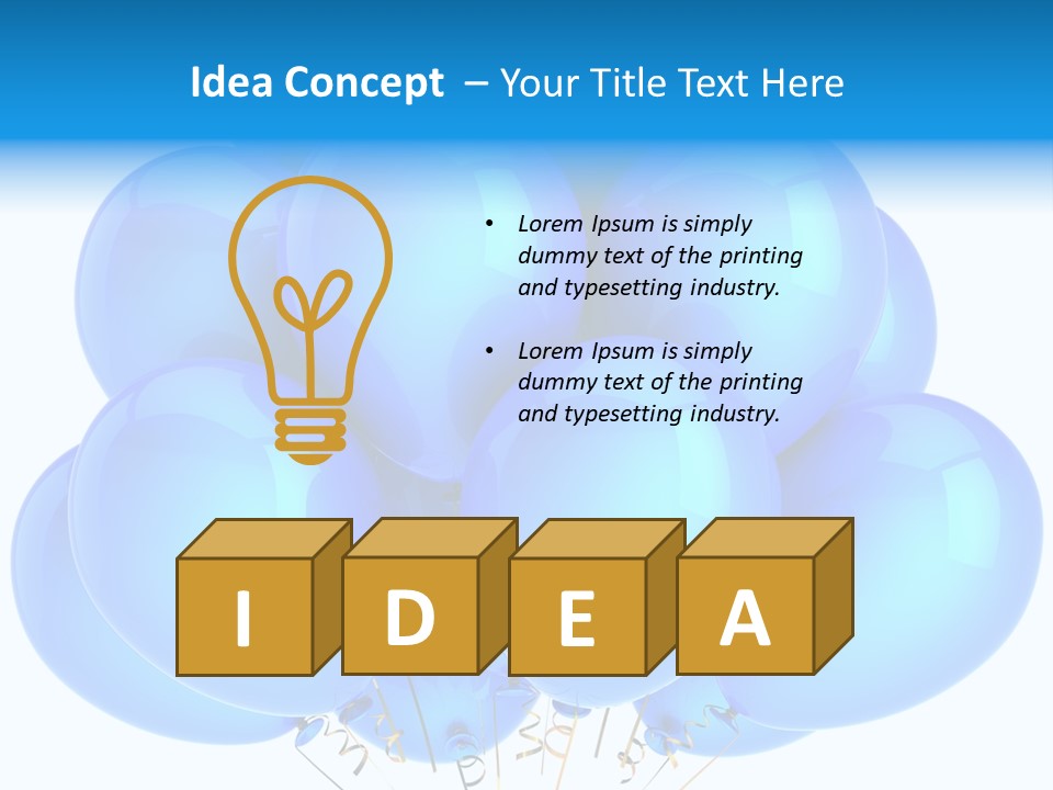 Symbol Marketing Gift PowerPoint Template