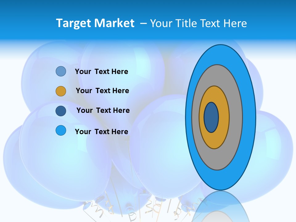 Symbol Marketing Gift PowerPoint Template