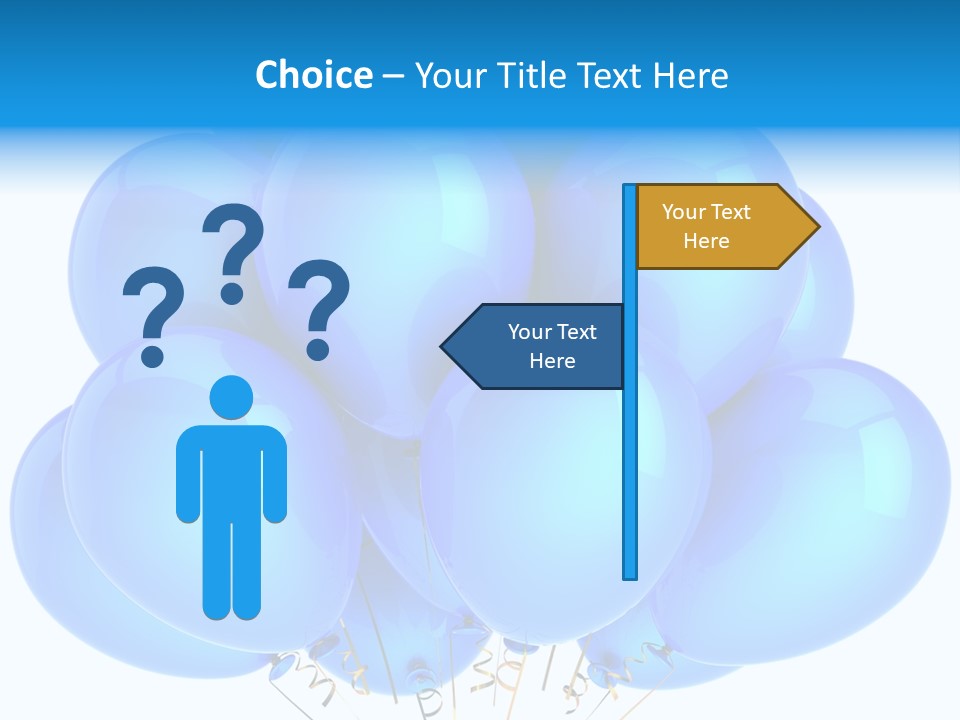 Symbol Marketing Gift PowerPoint Template