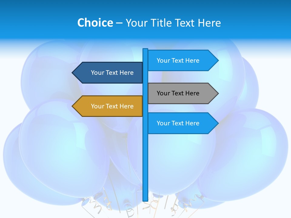 Symbol Marketing Gift PowerPoint Template