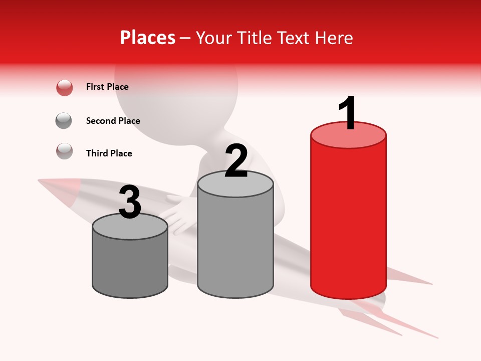 Explosive Movement White PowerPoint Template