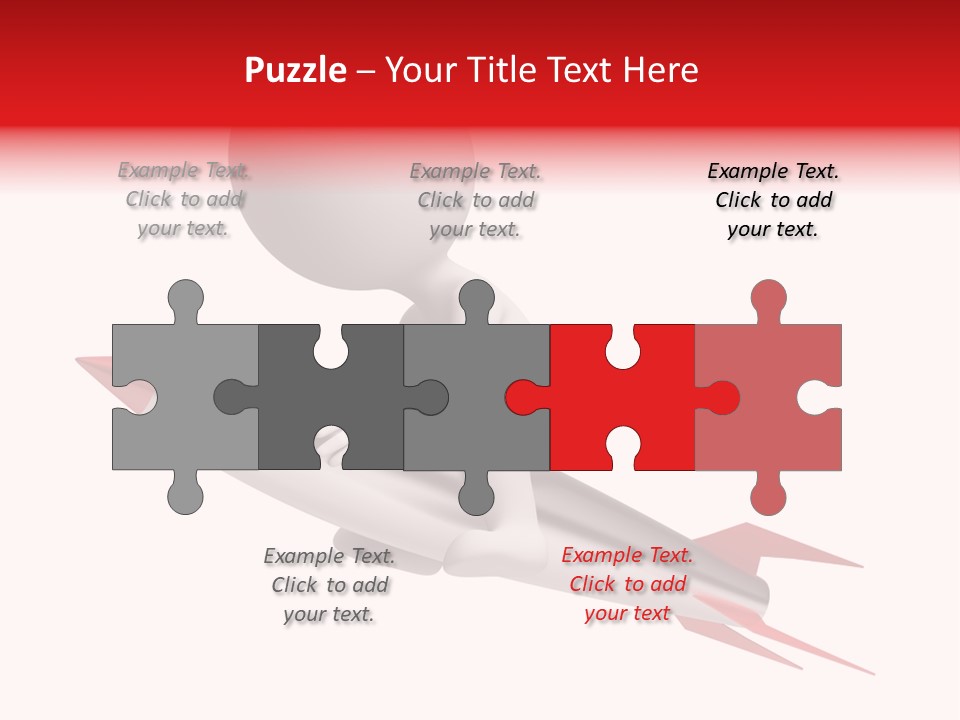 Explosive Movement White PowerPoint Template