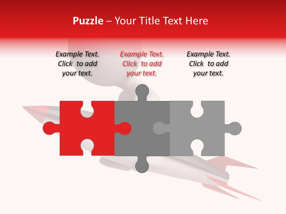 Explosive Movement White PowerPoint Template