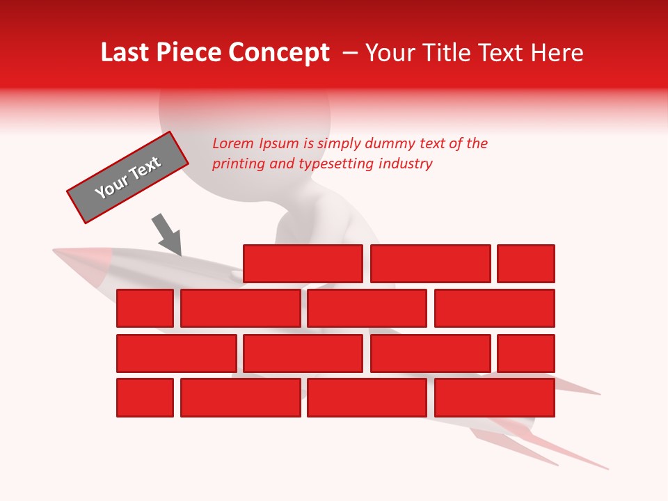 Explosive Movement White PowerPoint Template