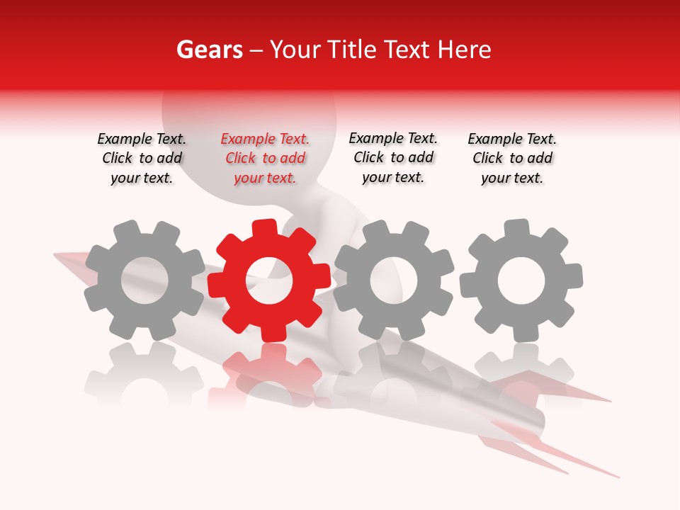 Explosive Movement White PowerPoint Template