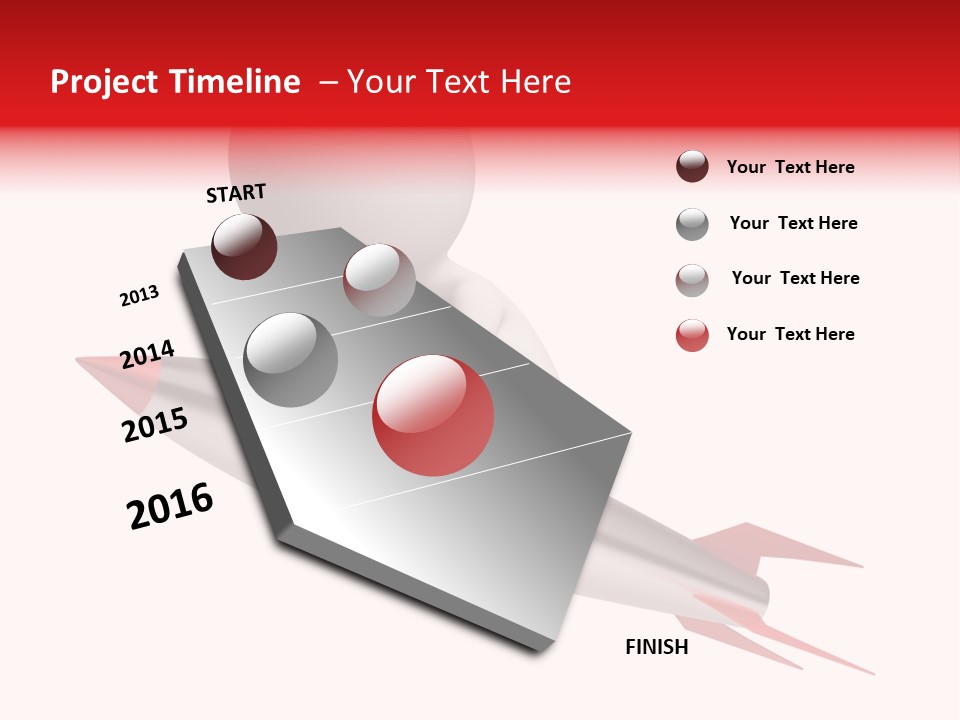 Explosive Movement White PowerPoint Template