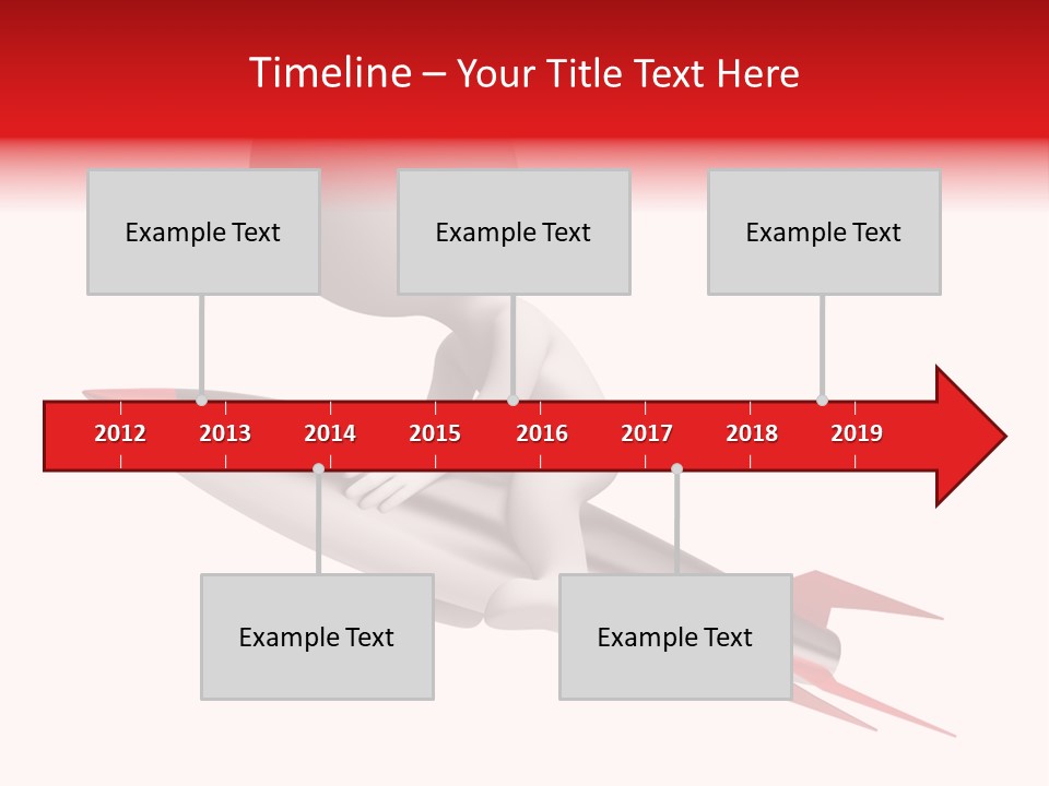 Explosive Movement White PowerPoint Template