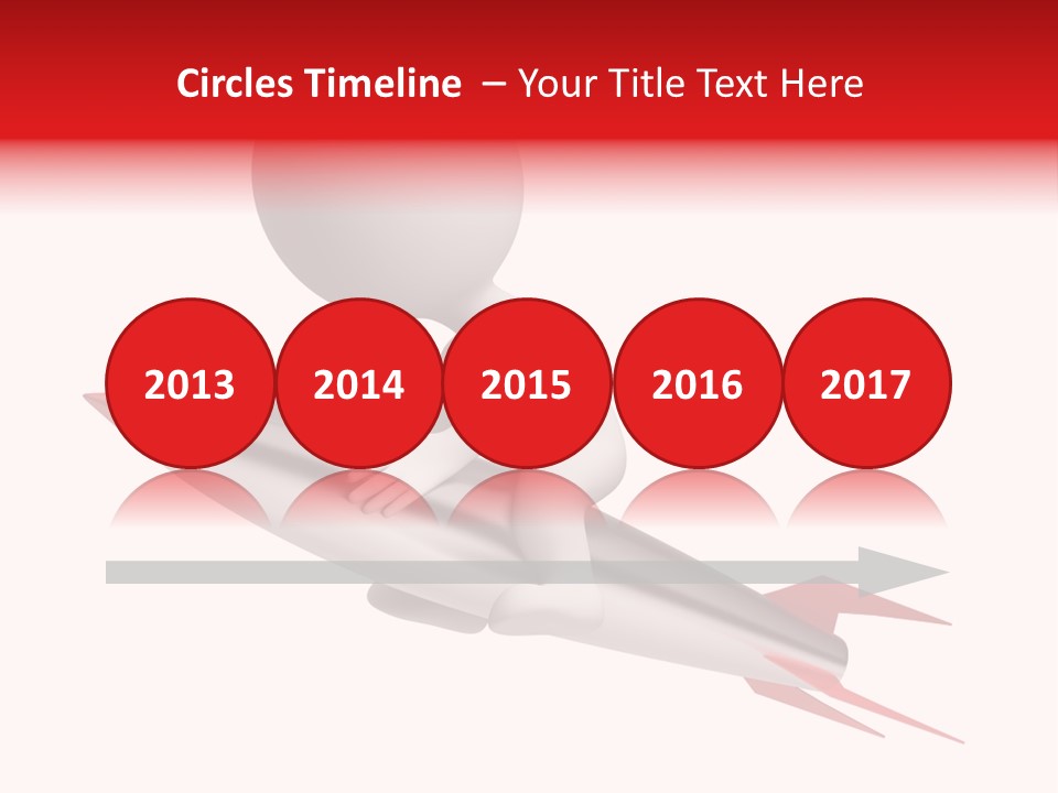 Explosive Movement White PowerPoint Template