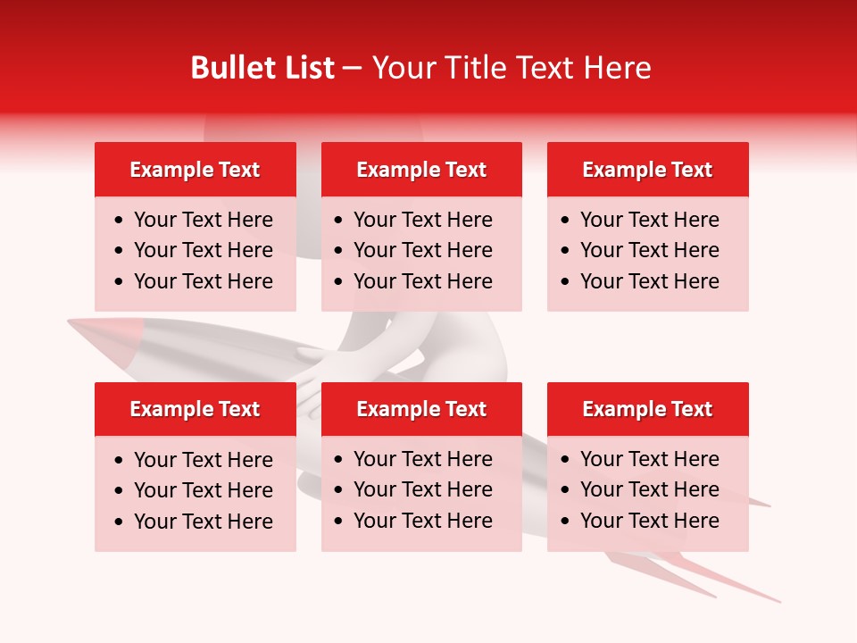 Explosive Movement White PowerPoint Template