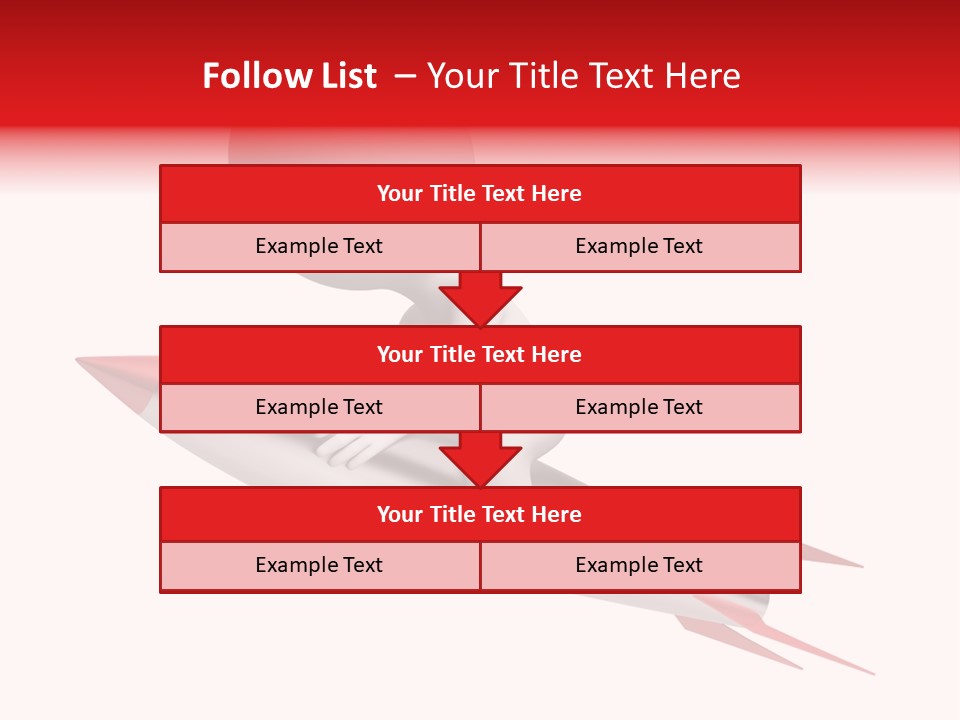 Explosive Movement White PowerPoint Template