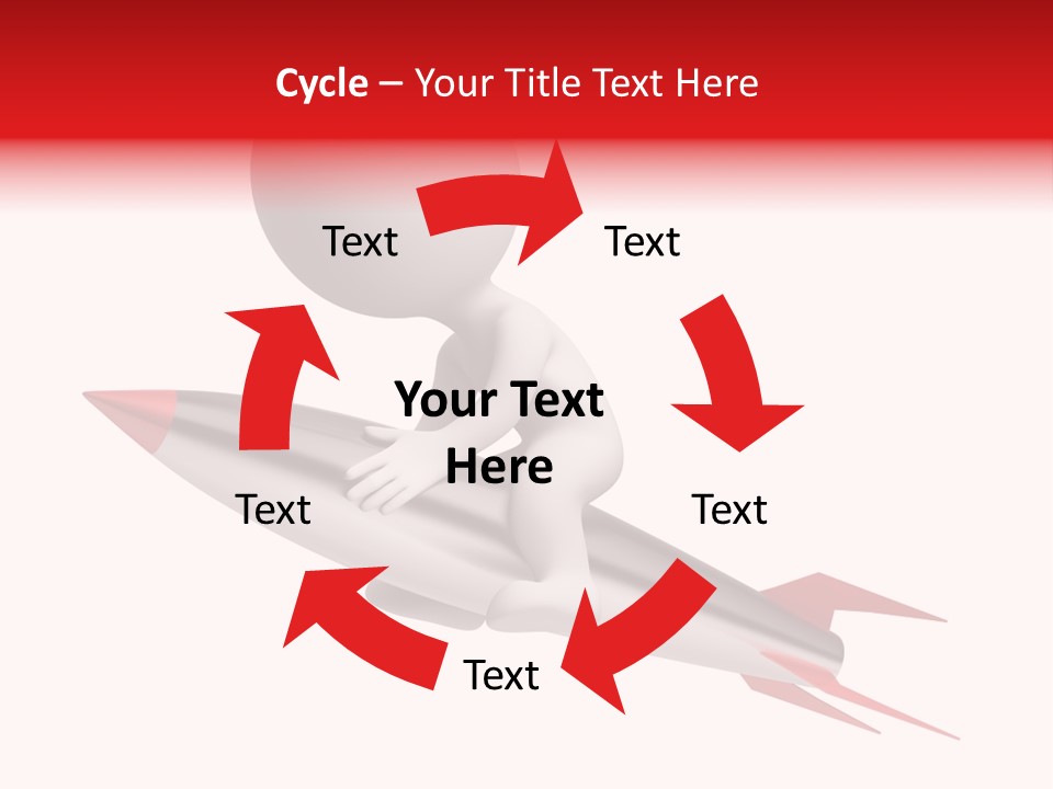 Explosive Movement White PowerPoint Template