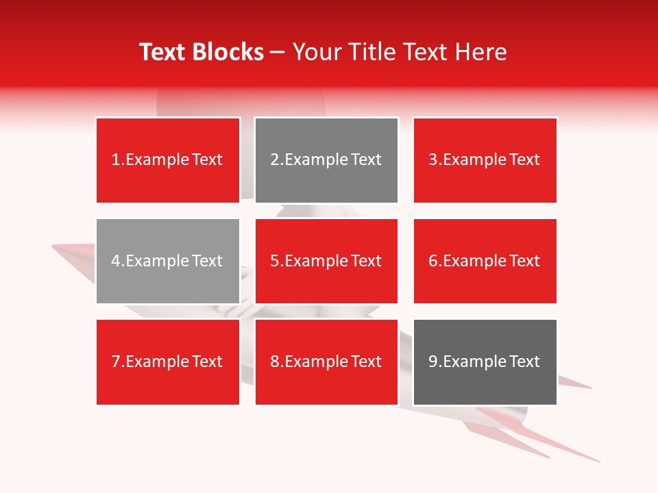 Explosive Movement White PowerPoint Template