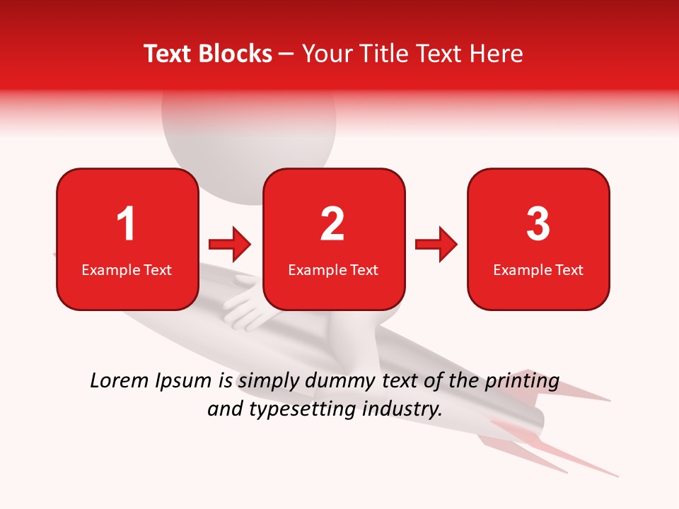 Explosive Movement White PowerPoint Template