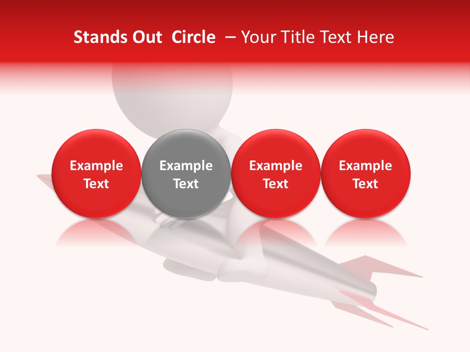 Explosive Movement White PowerPoint Template