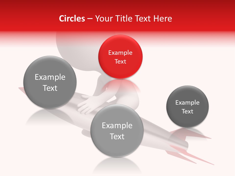 Explosive Movement White PowerPoint Template