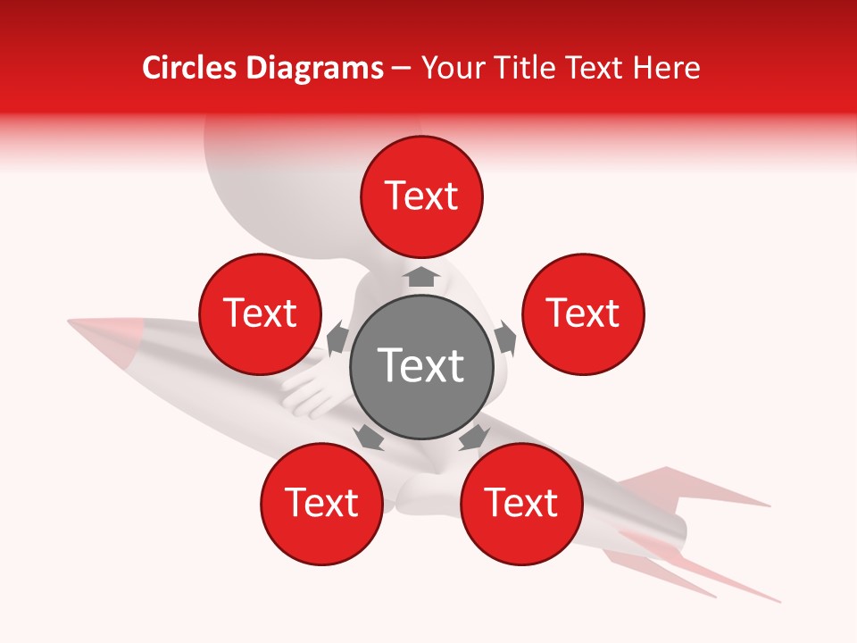 Explosive Movement White PowerPoint Template