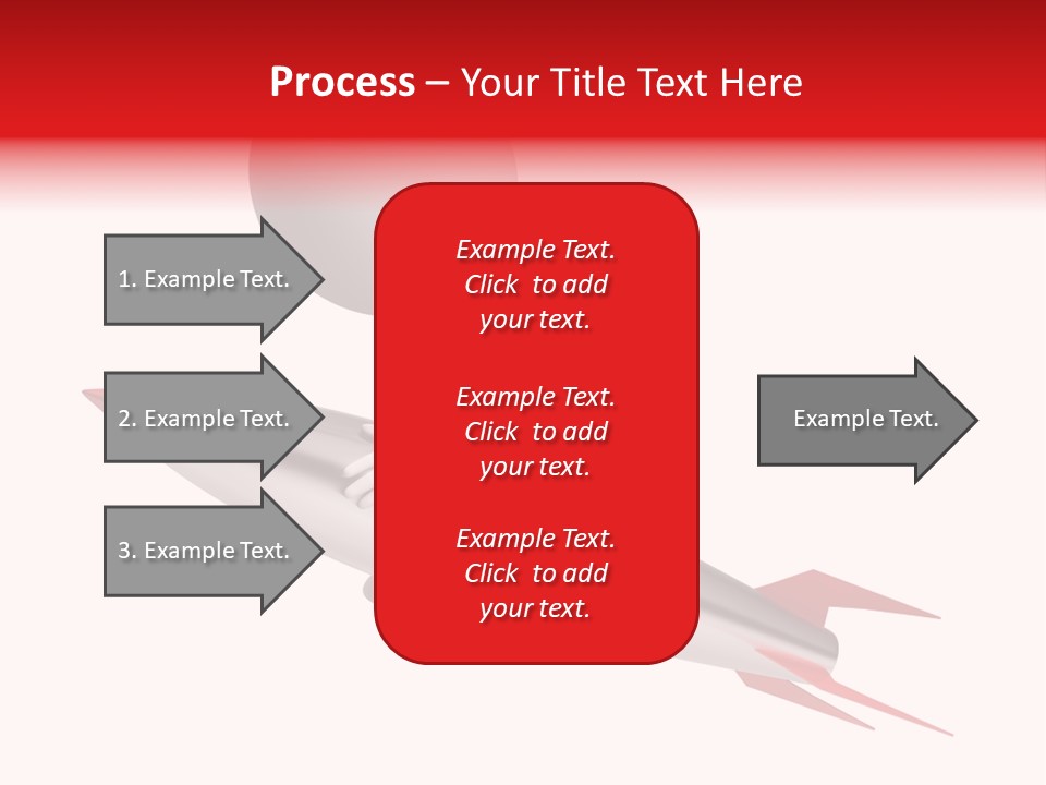 Explosive Movement White PowerPoint Template