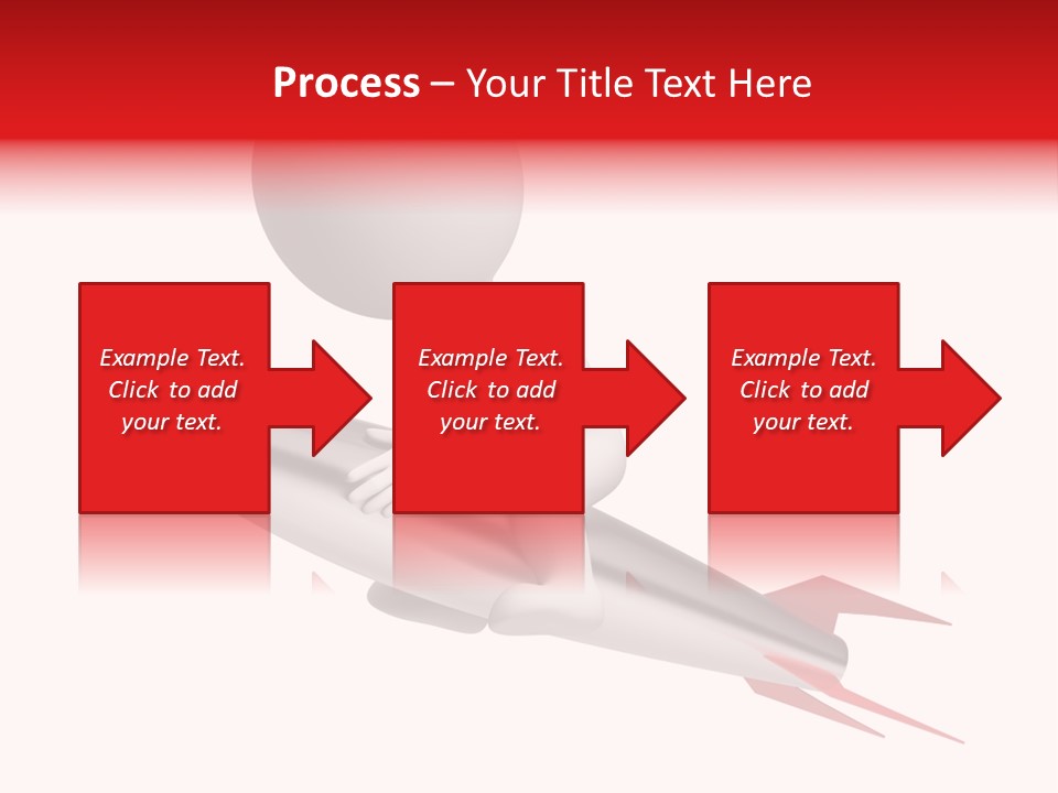 Explosive Movement White PowerPoint Template