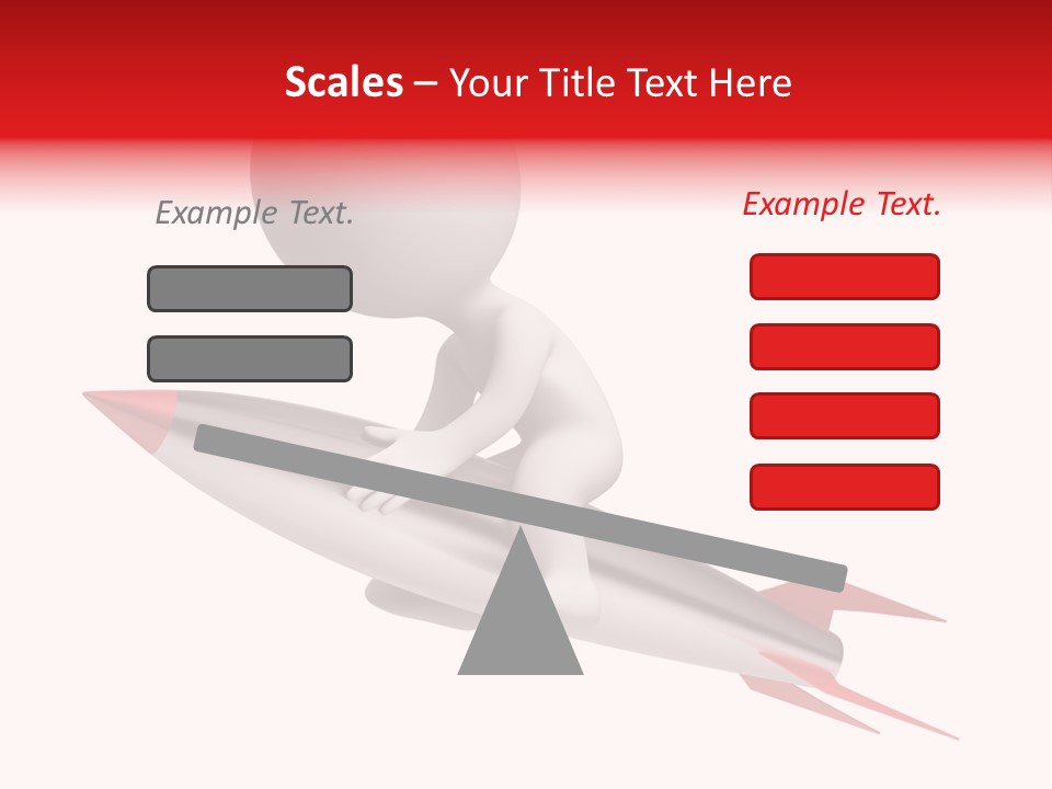 Explosive Movement White PowerPoint Template