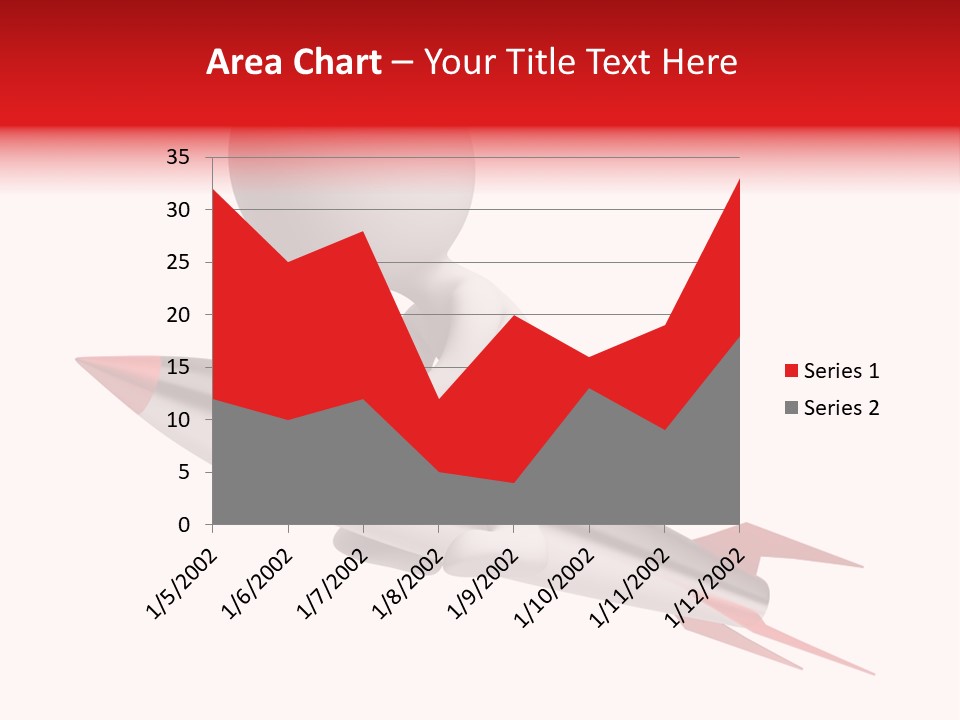 Explosive Movement White PowerPoint Template