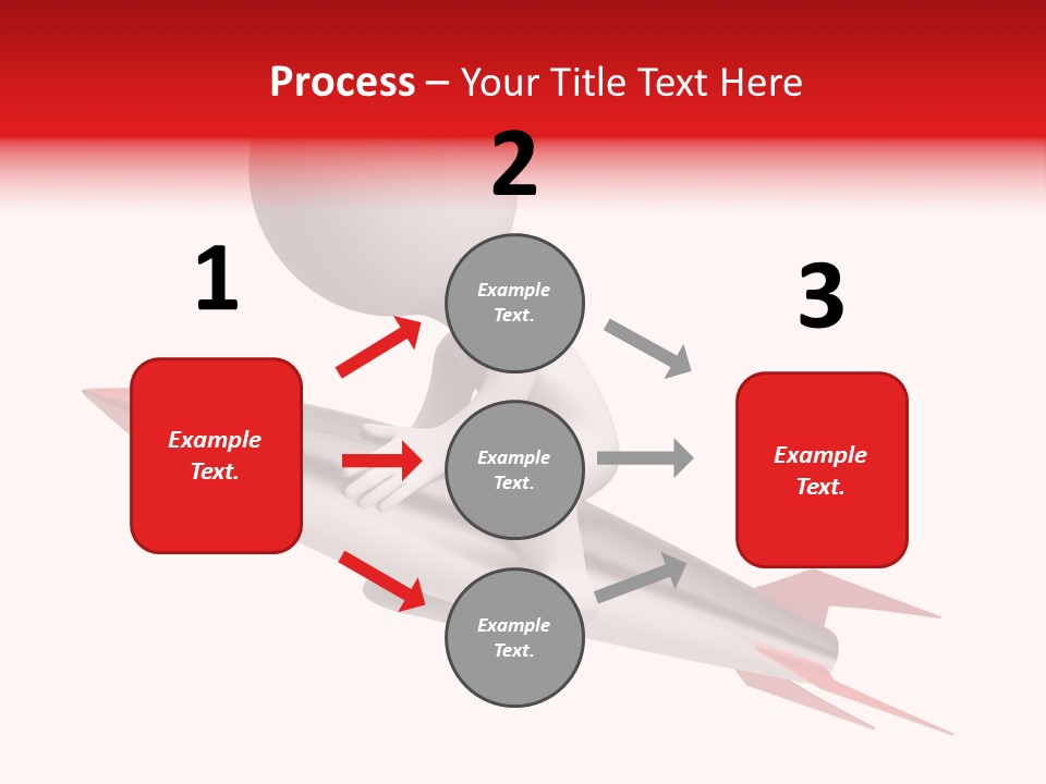 Explosive Movement White PowerPoint Template