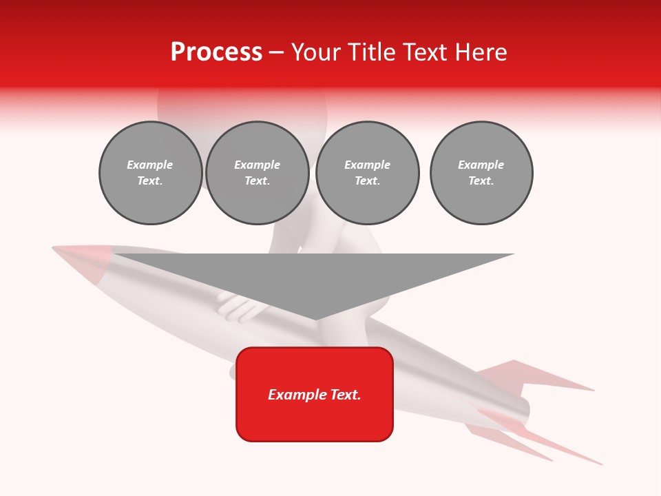 Explosive Movement White PowerPoint Template