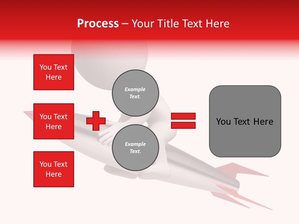 Explosive Movement White PowerPoint Template