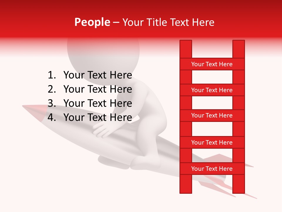 Explosive Movement White PowerPoint Template