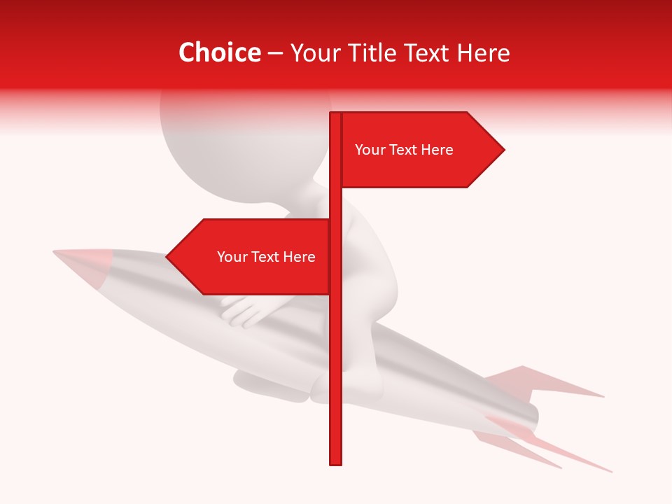 Explosive Movement White PowerPoint Template