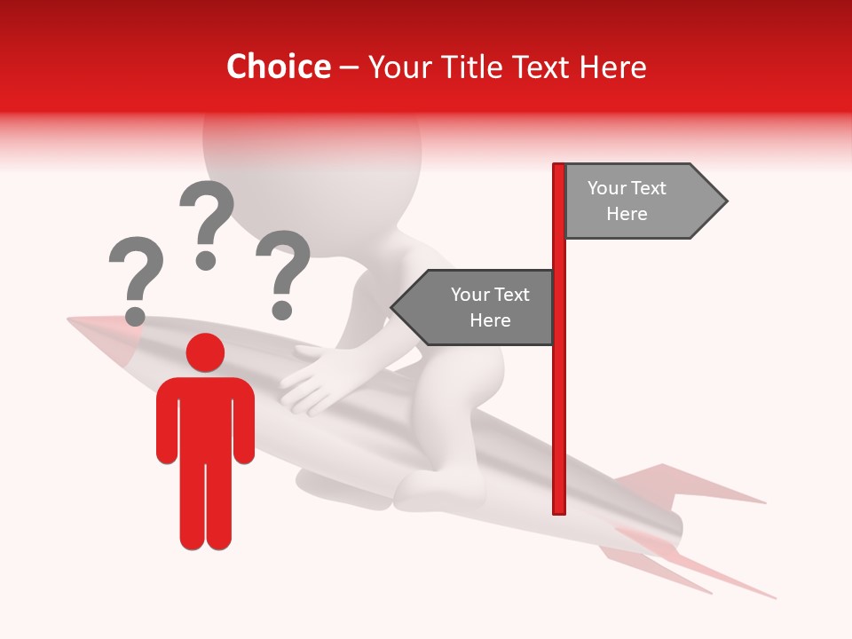 Explosive Movement White PowerPoint Template