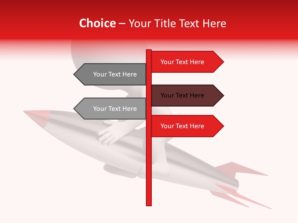 Explosive Movement White PowerPoint Template